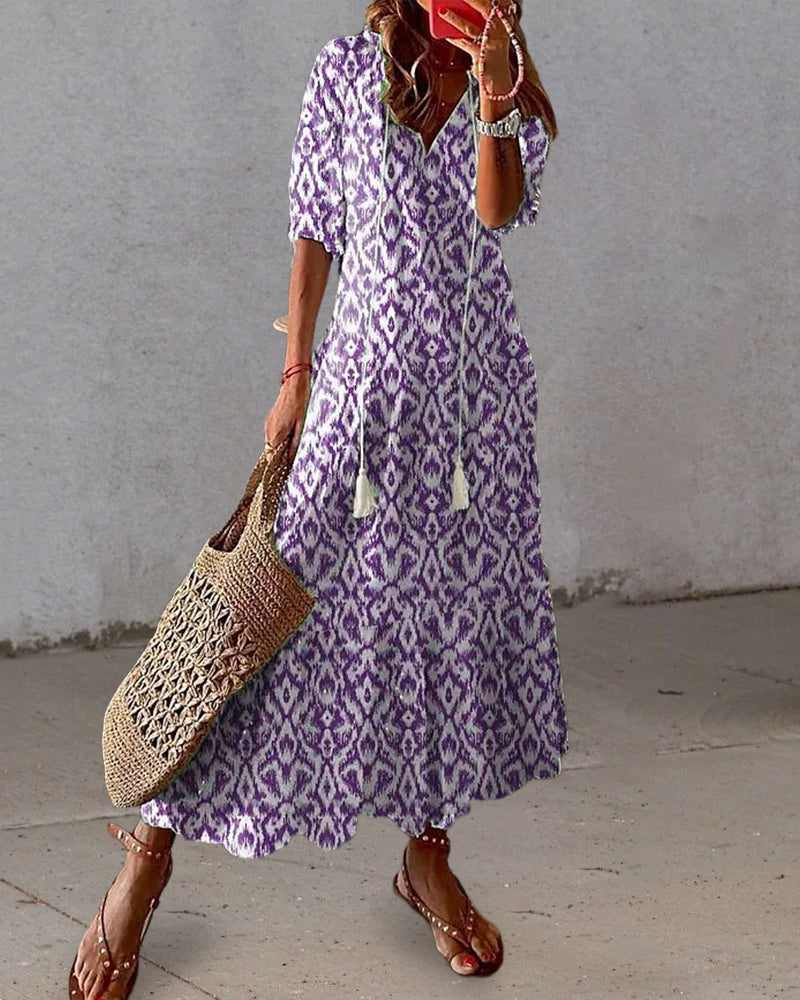 ARIA | Robe Boho à Couverture du Ventre