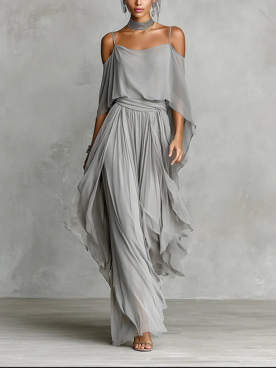 Ensemble Camisole et Pantalons en Chiffon Samantha