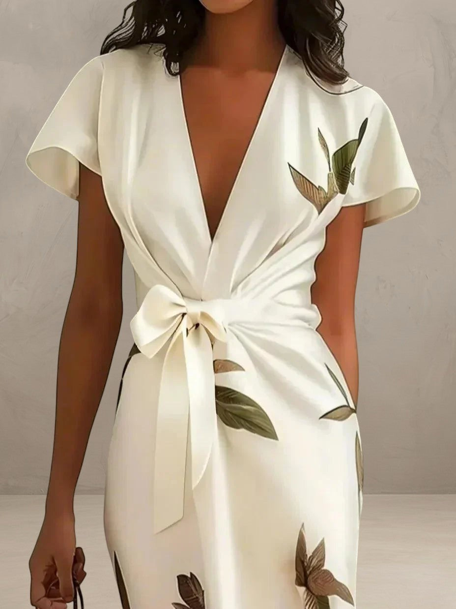 GUISELLE | ROBE ENVELOPPANTE ÉLÉGANTE