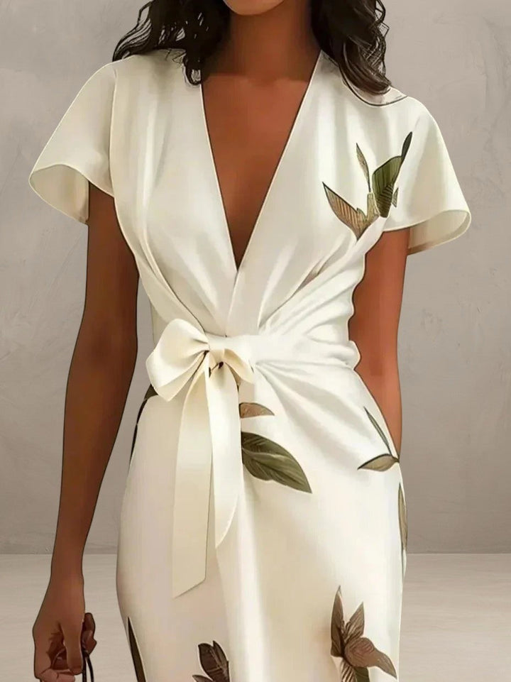GUISELLE | ROBE ENVELOPPANTE ÉLÉGANTE
