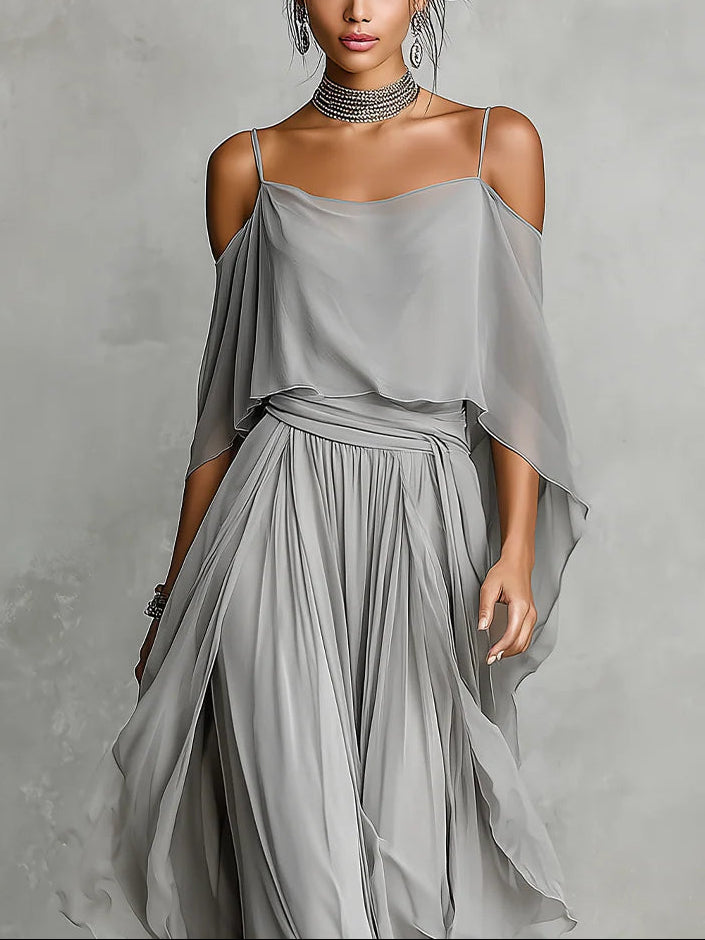Ensemble Camisole et Pantalons en Chiffon Samantha