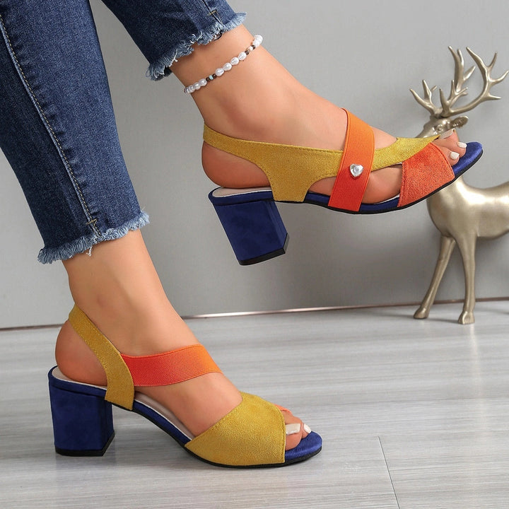 Elara | Talons Confortables avec Sangles Croisées