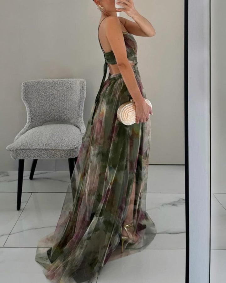 La Scintilla| Robe Maxi Élégance Florale