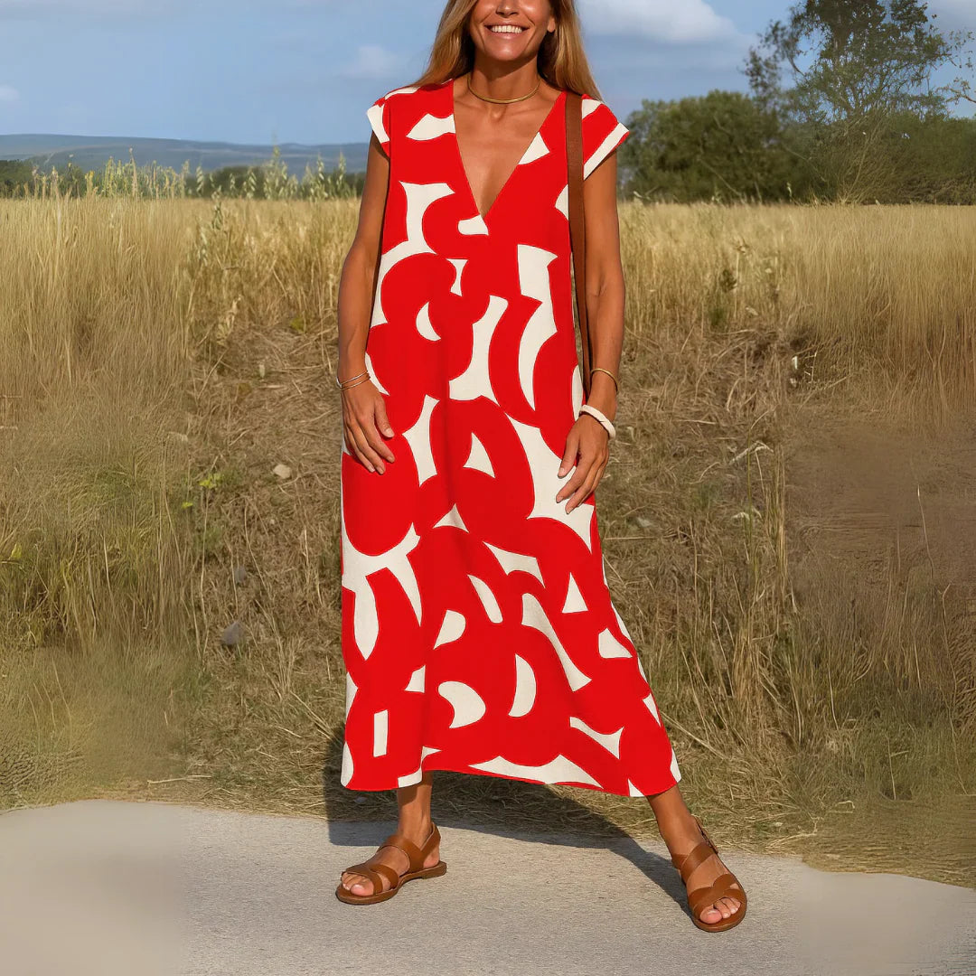 Tatiana | Robe Maxi à Détails Découpés