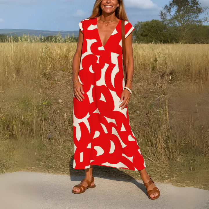 Tatiana | Robe Maxi à Détails Découpés