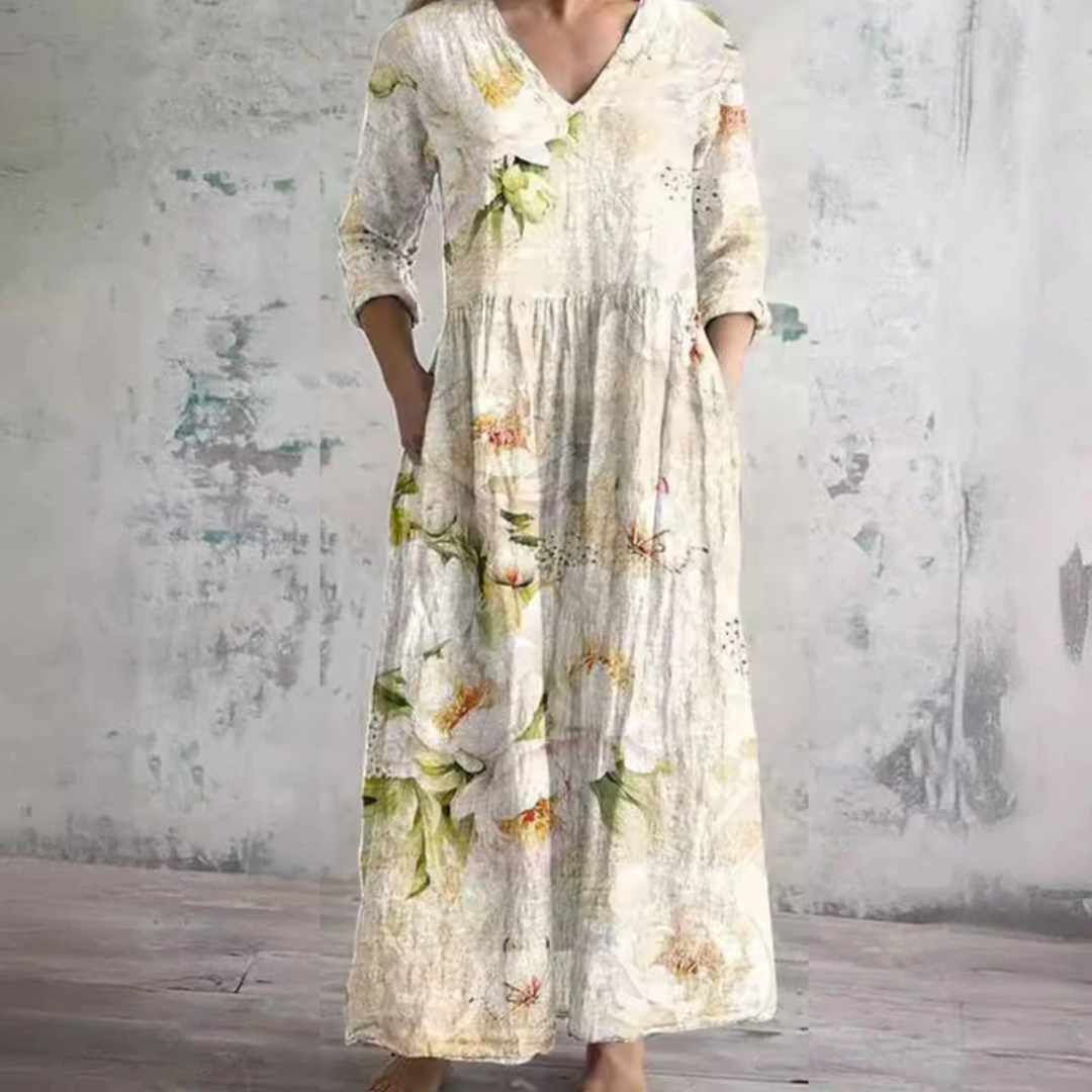Anne | Robe Florale d'Été