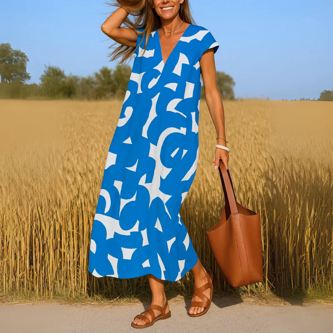 Tatiana | Robe Maxi à Détails Découpés