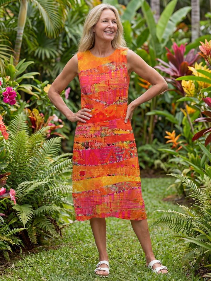 Leilani | Robe Midi Peinte