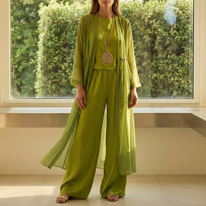 Elvira | Tunique Décontractée et Pantalon Large Coordonné