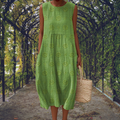 Kira | Robe élégante sans manches avec poches