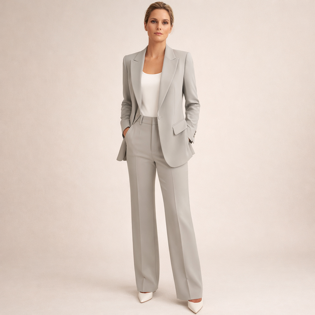 Vanessa | Ensemble élégant avec pantalon évasé