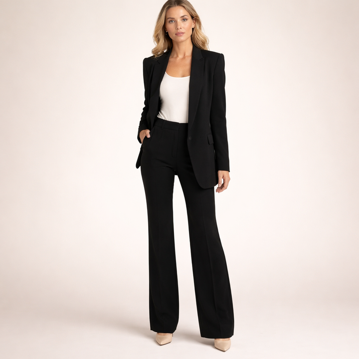 Vanessa | Ensemble élégant avec pantalon évasé