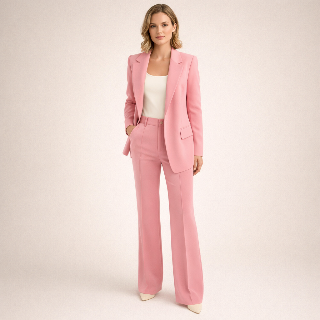 Vanessa | Ensemble élégant avec pantalon évasé