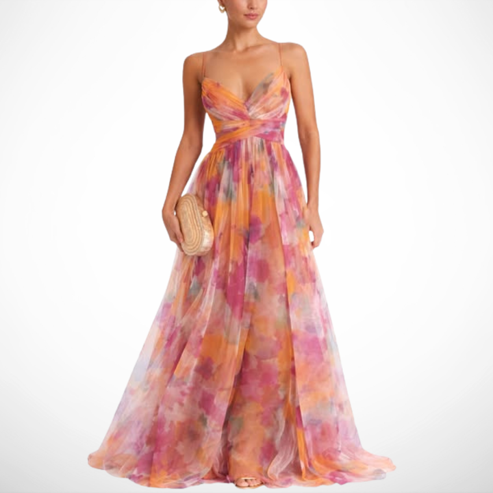 La Scintilla| Robe Maxi Élégance Florale
