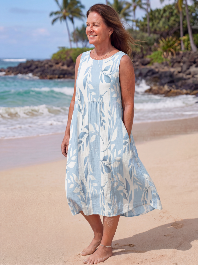 Kamilia | Robe Midi Côte Calme