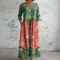 Judith | Robe Maxi Florale Vintage