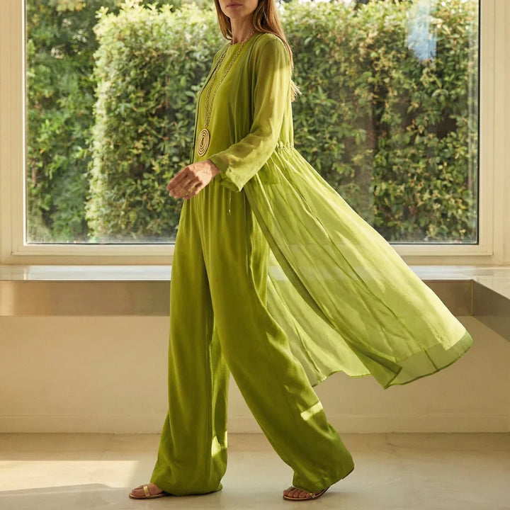 Elvira | Tunique Décontractée et Pantalon Large Coordonné