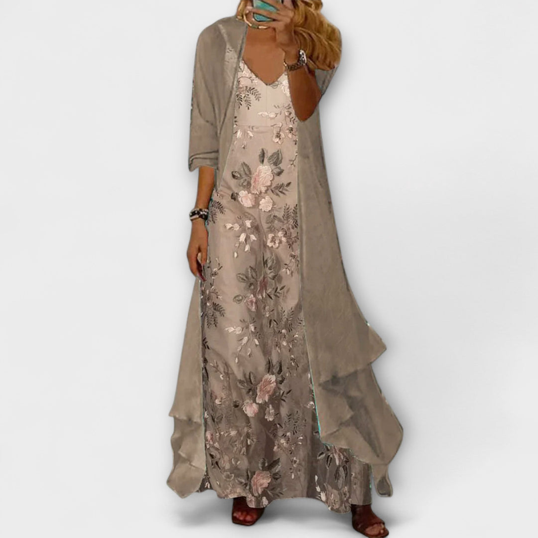 Bryleigh | Ensemble Deux Pièces Élégant avec Couverture du Ventre
