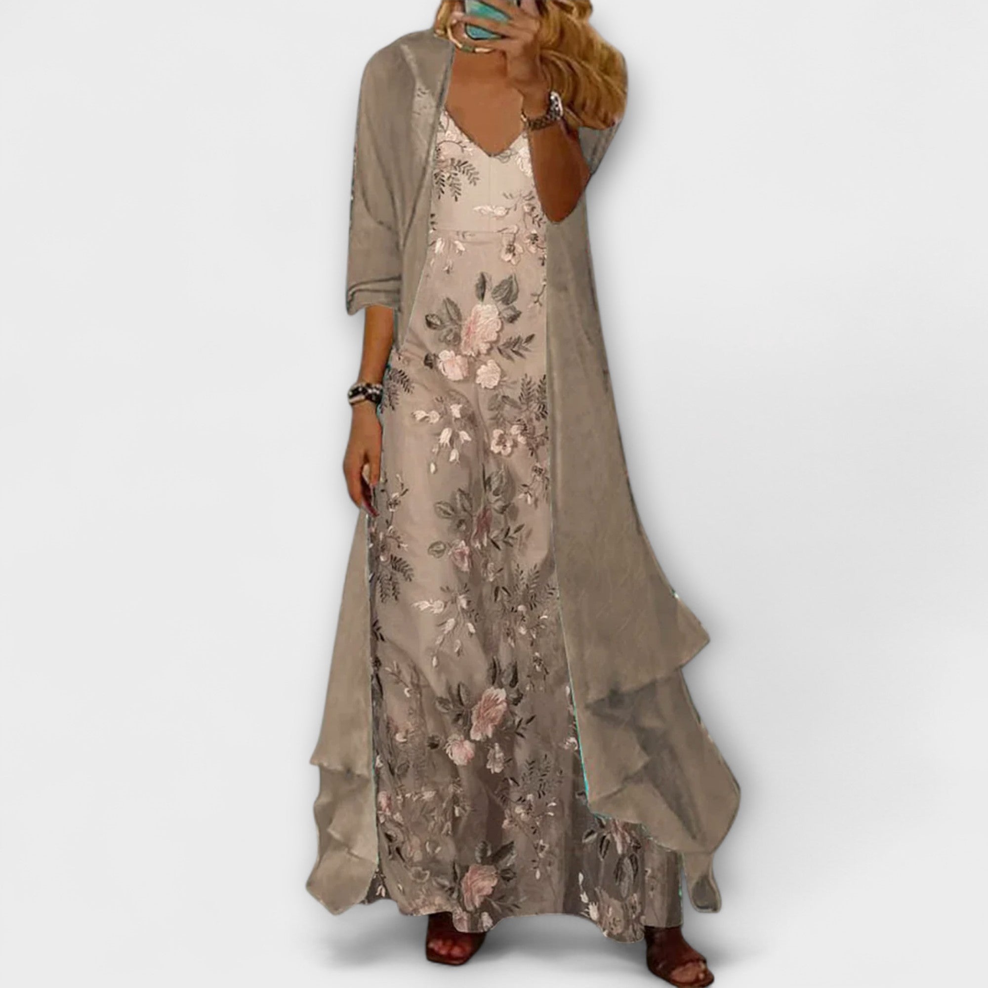 Bryleigh | Ensemble Deux Pièces Élégant avec Couverture du Ventre