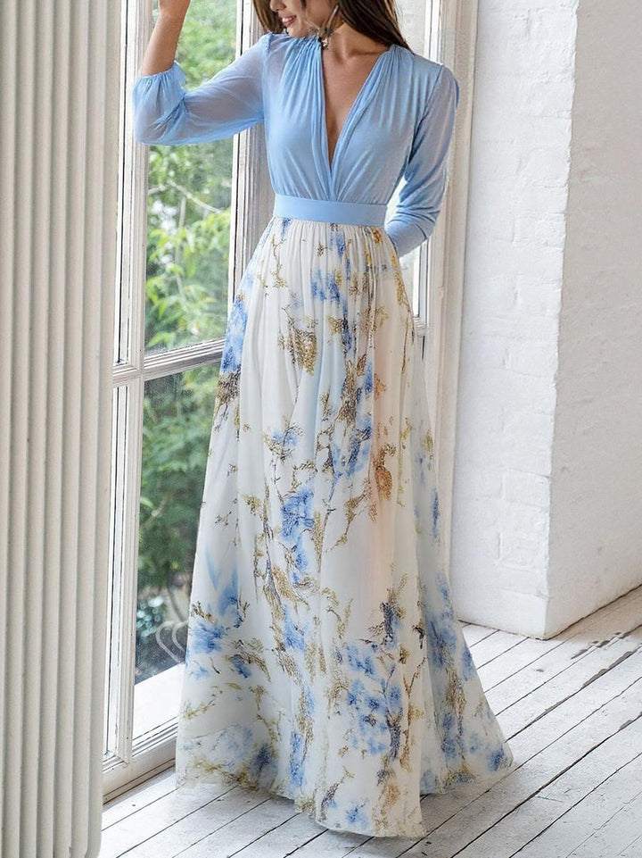 Peniel | Élégante Robe Maxi Fleurie