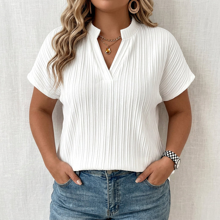 Emma | Blouse unie décontractée