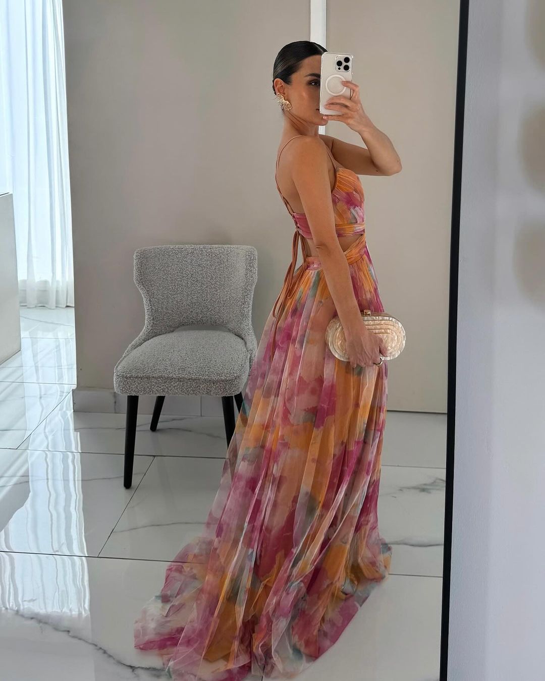 La Scintilla| Robe Maxi Élégance Florale