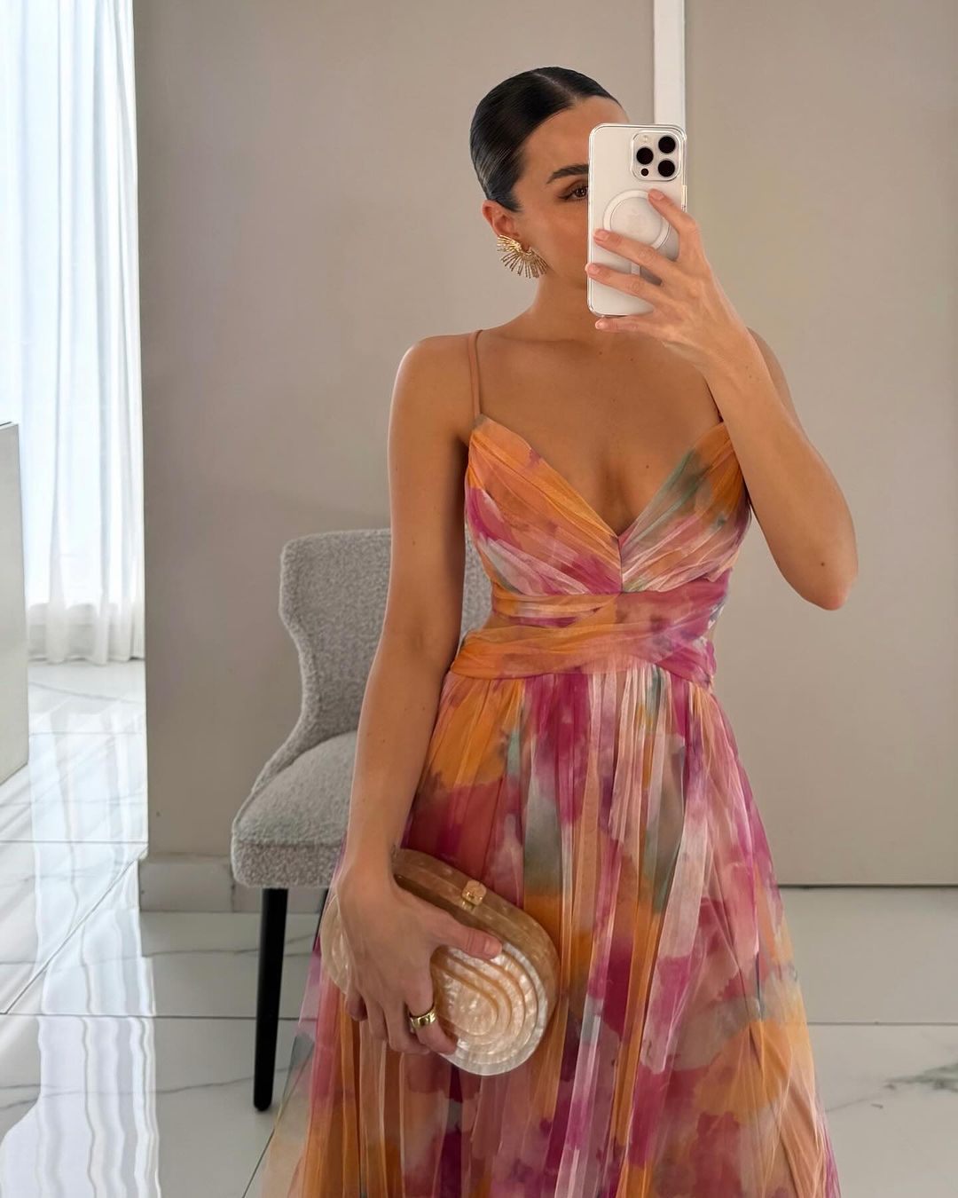La Scintilla| Robe Maxi Élégance Florale