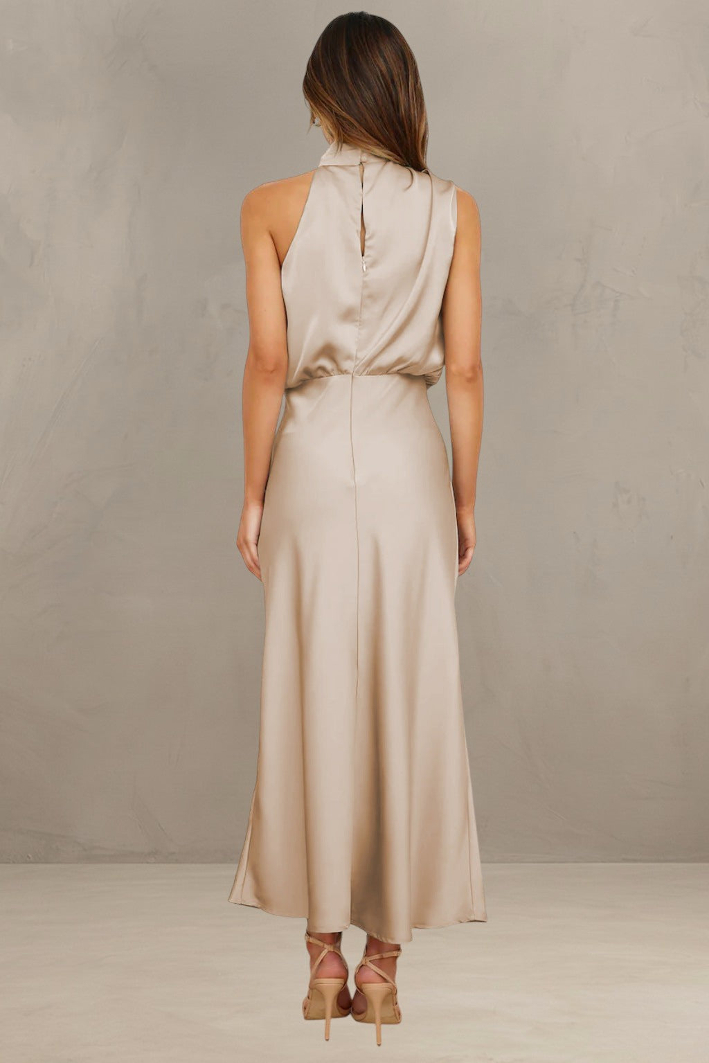 VIOLET | ROBE DRAPÉE SAHARA