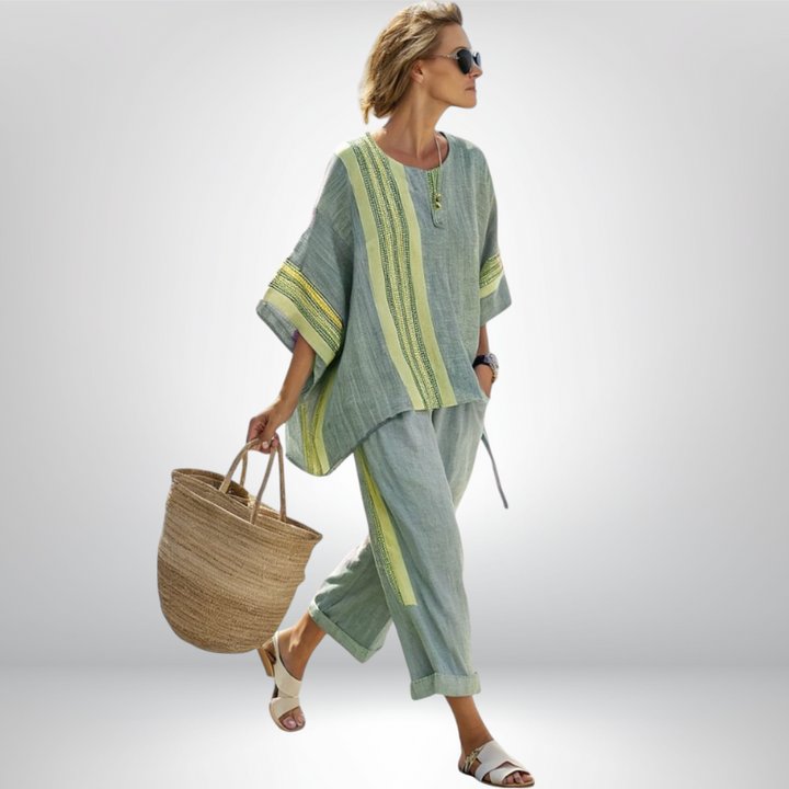 Daisy | Ensemble boho à rayures
