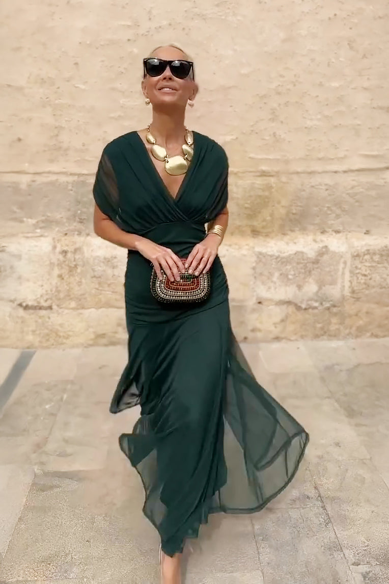 Robe Luisa Décolleté en V