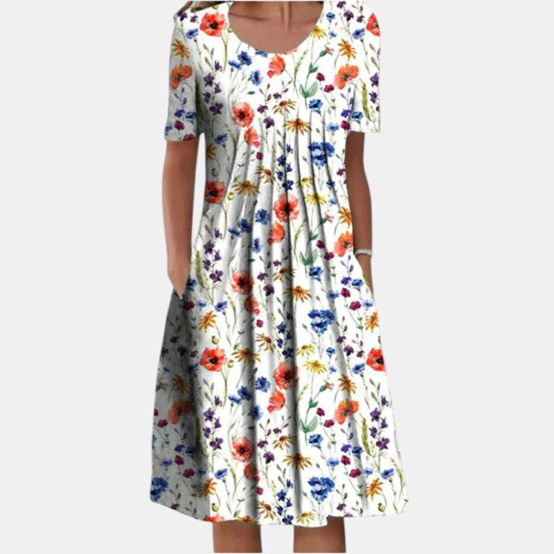 Gigi | Robe en Coton avec Couverture du Ventre