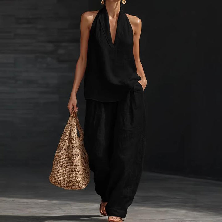 Ainhoa | Ensemble Décontracté : Débardeur et Pantalon Ample