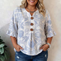 Aria | Blouse à Imprimé Floral Vintage