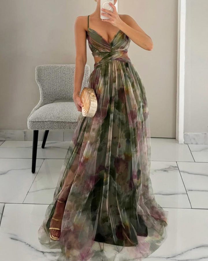 La Scintilla| Robe Maxi Élégance Florale
