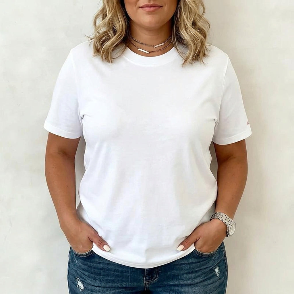 Mila | T-shirt uni décontracté