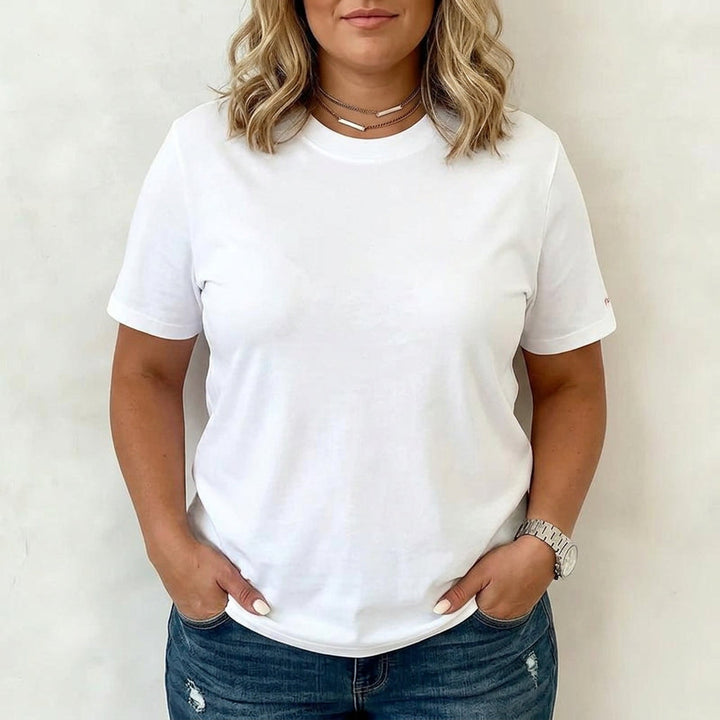Mila | T-shirt uni décontracté