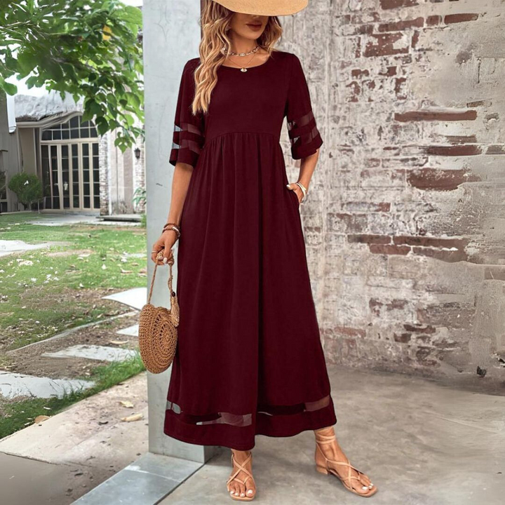 Beth | Robe Midi Flatteuse avec Effet Amincissant