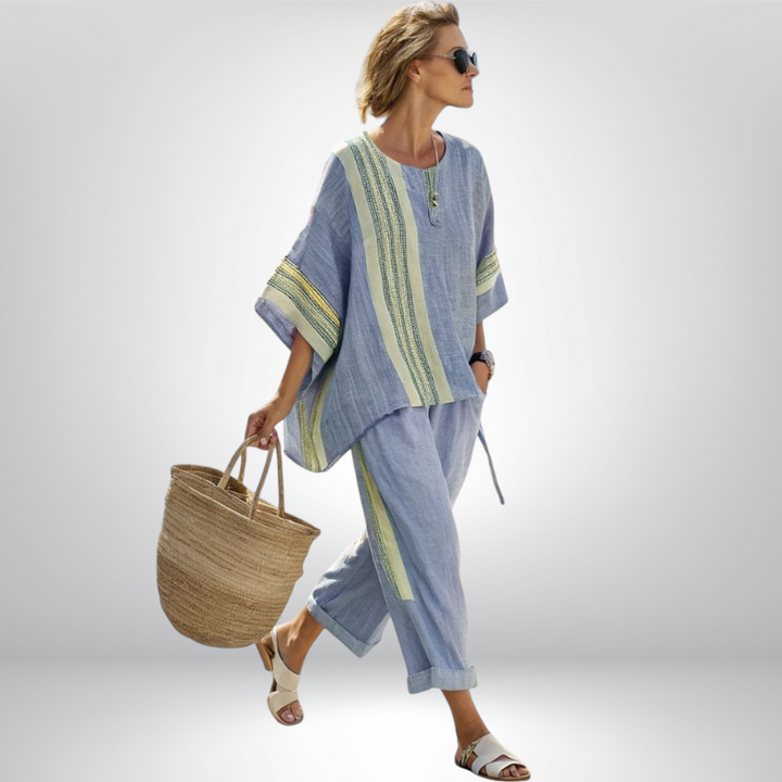 Daisy | Ensemble boho à rayures