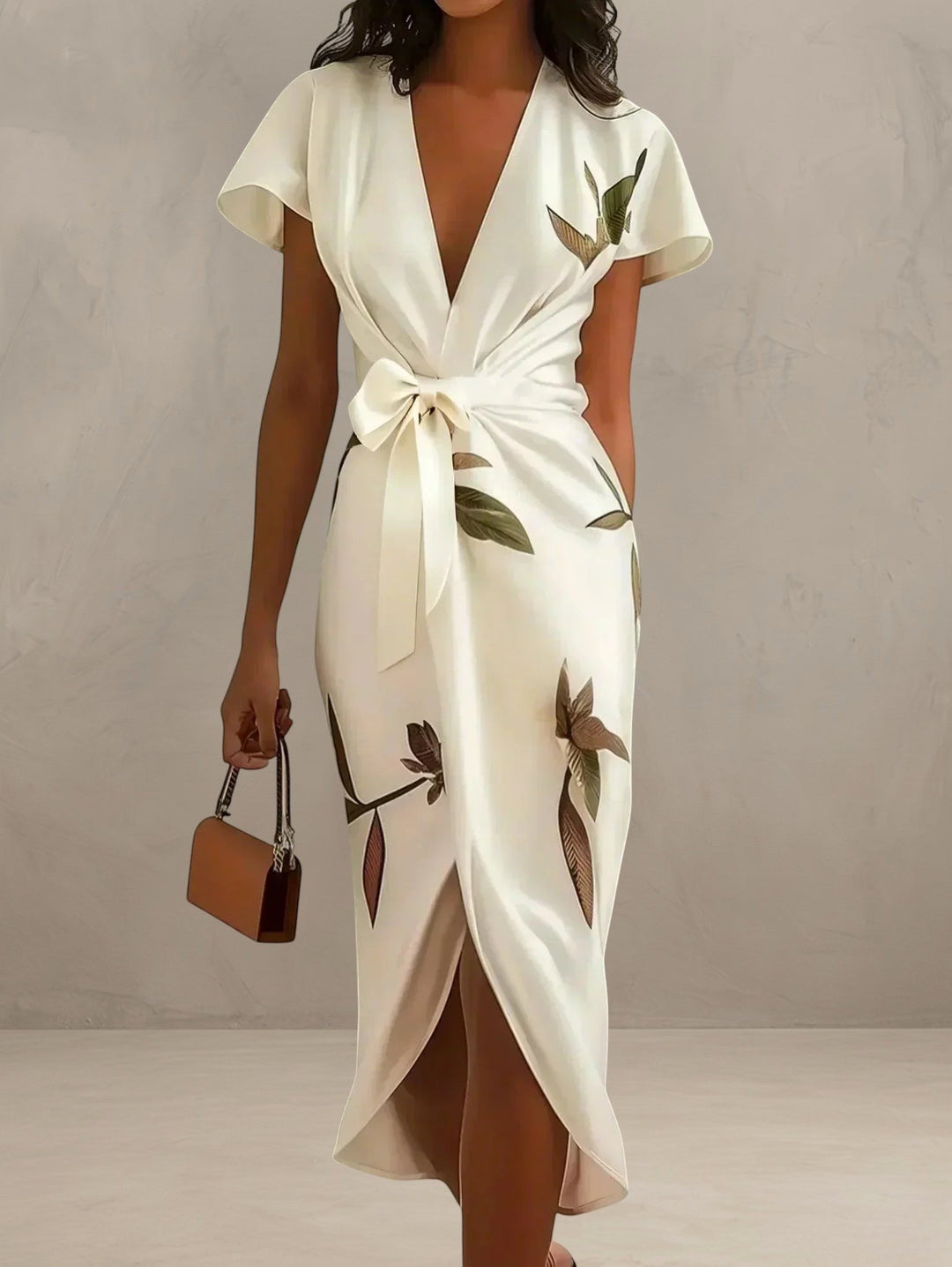 GUISELLE | ROBE ENVELOPPANTE ÉLÉGANTE