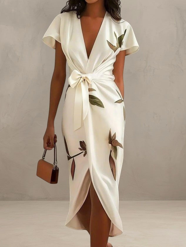 GUISELLE | ROBE ENVELOPPANTE ÉLÉGANTE