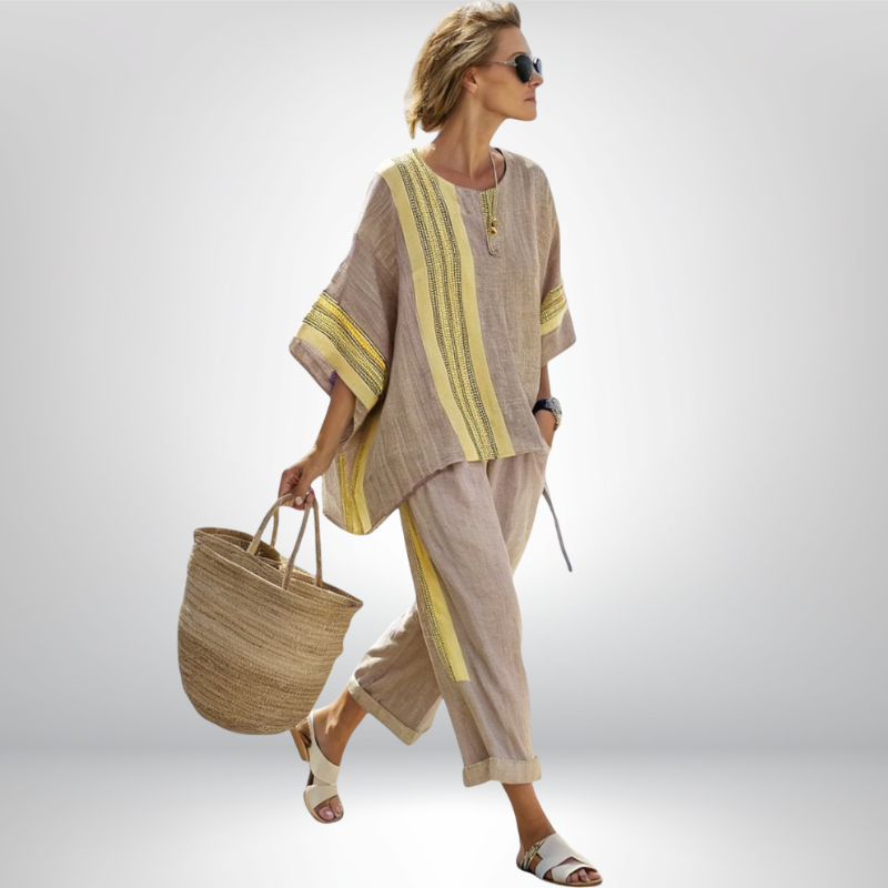 Daisy | Ensemble boho à rayures