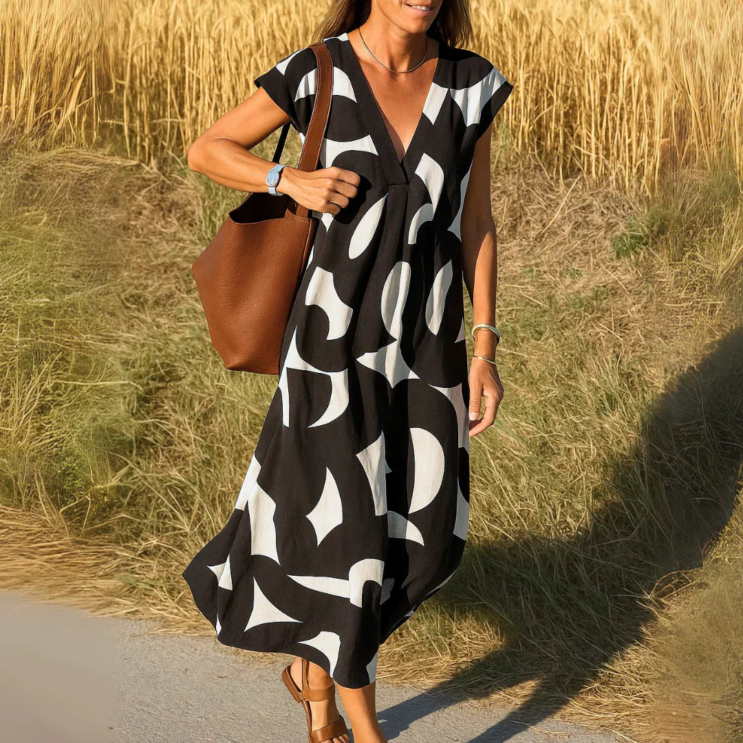 Tatiana | Robe Maxi à Détails Découpés