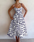 Sablewyn | Robe Midi Croquis Côtier