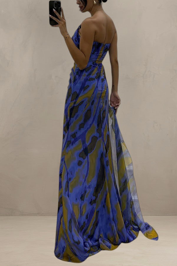 MIA | ROBE DRAPÉE VIBRANTE
