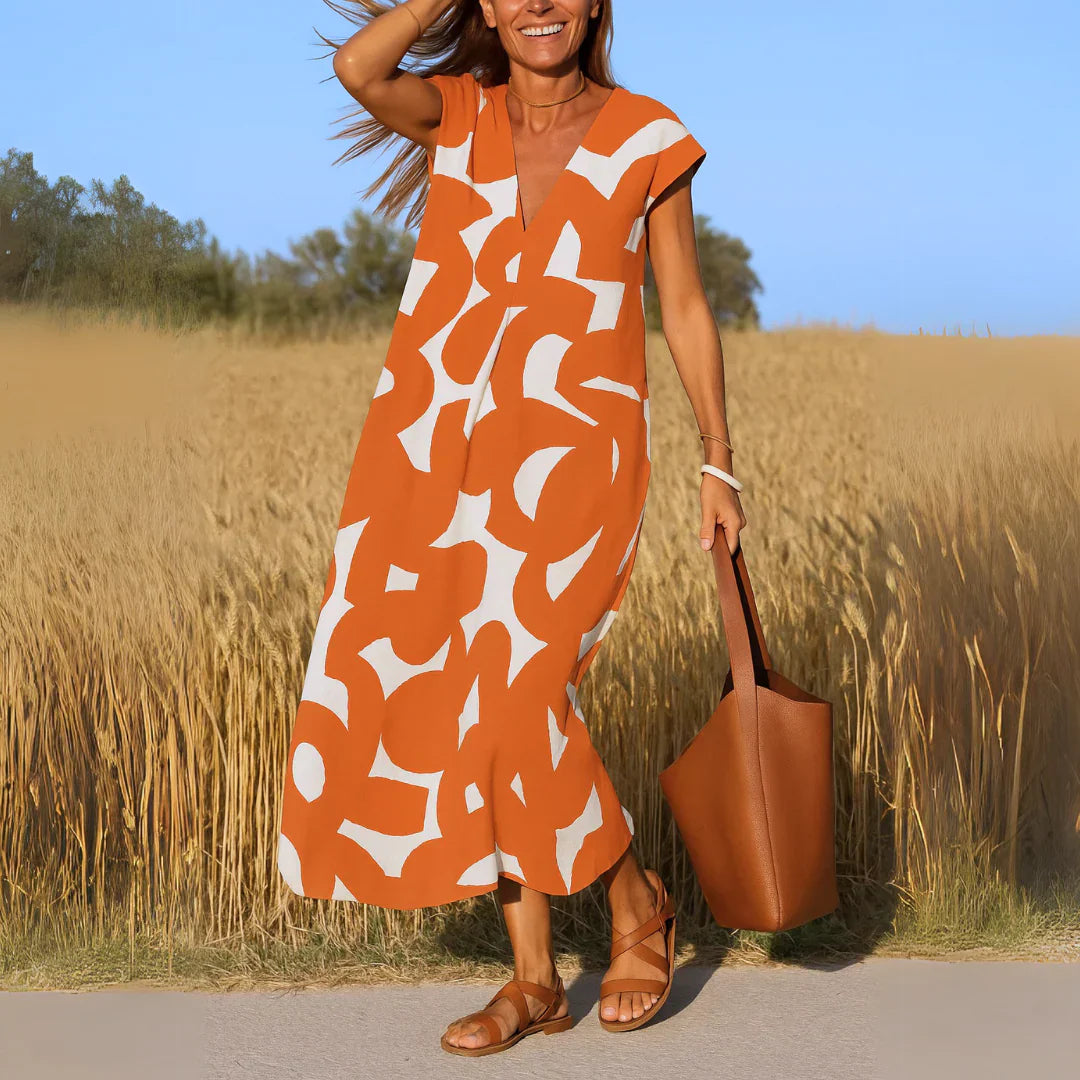 Tatiana | Robe Maxi à Détails Découpés