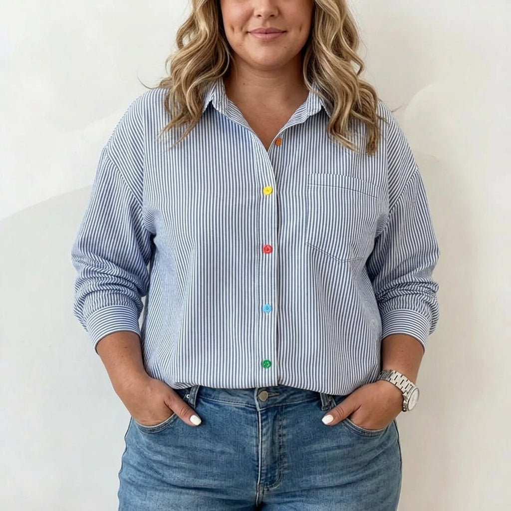 Elizabeth | Chemise Rayée Décontractée