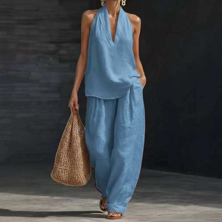 Ainhoa | Ensemble Décontracté : Débardeur et Pantalon Ample