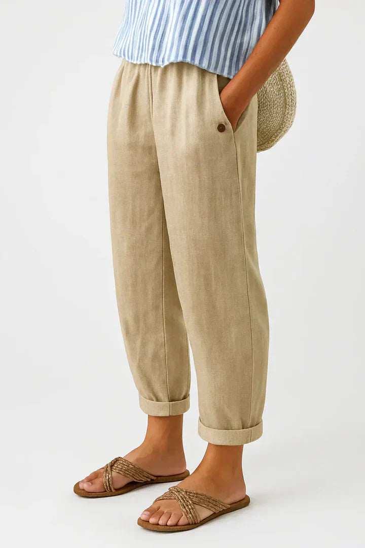 Stella | Pantalon en Lin Éternel