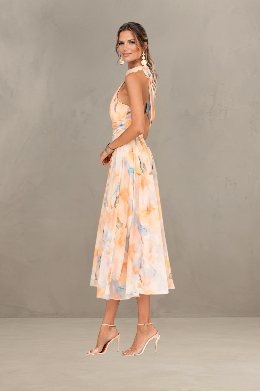 ESTHER | ROBE D'ÉTÉ À COL HALTER