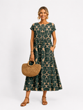 Florene | robe d'été à manches courtes